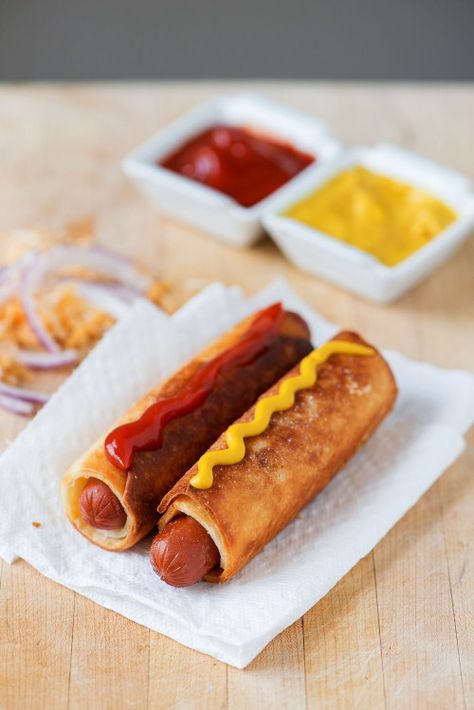 Tortilla Hot Dog Wraps | bsinthekitchen.com #hotdog #summer #bsinthekitchen Hot Dog Wraps, Non Sandwich Lunches, Wrapped Hot Dogs, Kindergarten Lunch, Dog Wrap, Kid Friendly Lunches, Hot Dog Recipes, Summer Wraps, Diet Vegetarian