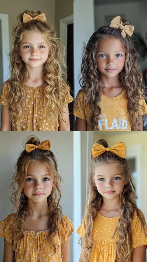 23 Cute Hairstyles for Kids: First Day of School Hairstyle Ideas Kids First Day Of School, Hairstyles For Kids, Hairstyles For School, First Day Of School, Kids Hairstyles, Hairstyle Ideas, First Day, Cute Hairstyles