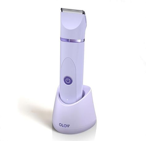 Amazon.com: OLOV Bikini Trimmer for Women - Wet/Dry Electric Body Shaver Groomer, Replaceable Ceramic Blade Heads, Face Hair Remover Head & USB Recharge Dock, Waterproof Hygiene Razor, Purple : Beauty & Personal Care Body Shaver, Trimmer For Men, Electric Razor, Women Body, Unwanted Hair Removal, Charging Dock, Head Design, Unwanted Hair, Women's Hair