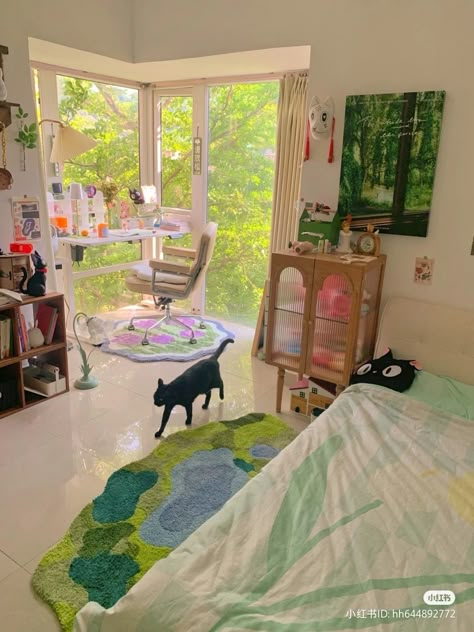 Cute Studio Ghibli, Ghibli Kiki, Calming Room, Stay Forever, Kiki Delivery, Dekorasi Kamar Tidur, Aesthetic Rooms, Pretty Room, Dreamy Room