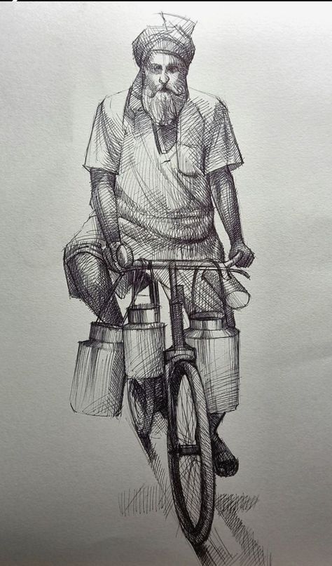 Weaving Drawing Art, Human Composition Sketch, Simple Composition Drawing, Nift Drawing Practice, Live Human Sketches, Indian Figure Drawing, Live Sketching Human Figures, Indian Human Figure Sketches, Human Figure Sketches Basic