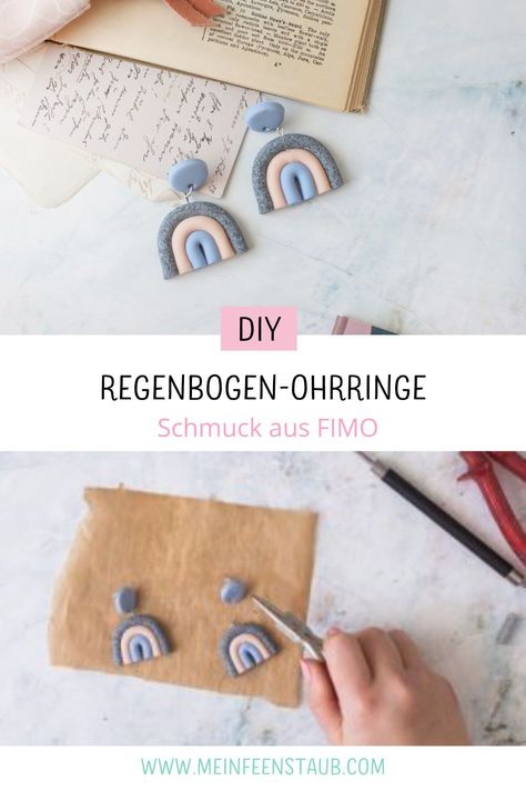 Ton Diy, Fimo Diy, Diy Fimo, Schmuck Diy, Fimo Clay, Diy Tutorials, Diy Clay, Diy Ideas, Polymer Clay