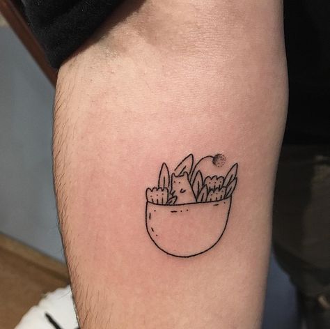 Salad Tattoo, Matching Tats, Stick N Poke, Stick And Poke, Line Tattoos, Salad Bowl, Salad Bowls, Geometric Tattoo, Tatting