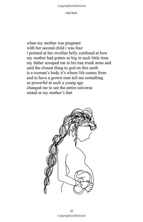 Rupi Kaur Quotes, Birth Affirmations, Rupi Kaur, Pregnancy Quotes, Quotes About Motherhood, Poem Quotes, Change Quotes, Milk And Honey, Mom Quotes