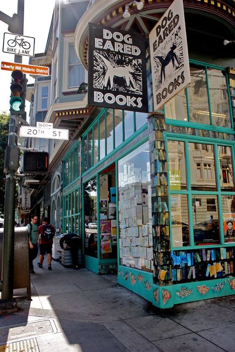 Browse shops like Dog Eared Books in San Francisco Old Book Store, Sf Aesthetic, San Francisco Aesthetic, San Francisco Travel, Pacific Coast Highway, Central Valley, On The Corner, California Dreamin', San Fran