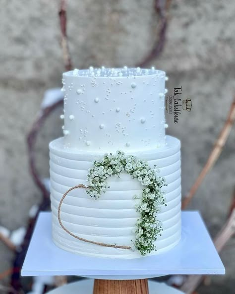 Cake For Wedding Ideas, Cake Wedding Simple, Wedding Cake Decorating Ideas, Svadbene Torte, Wedding Cakes Simple, Cake For Wedding, Golden Wedding Cake, Wedding Cake Designs Simple, Wedding Cake Simple Elegant