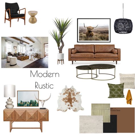 Modern Interior Design Living Room, Modern Rustic Living Room, Luxury Living Room Decor, Design Mood Board, Modern Living Room Interior, Organic Modern Decor Living Room, Modern Rustic Homes, Modern Rustic Decor, Living Room Interior Design