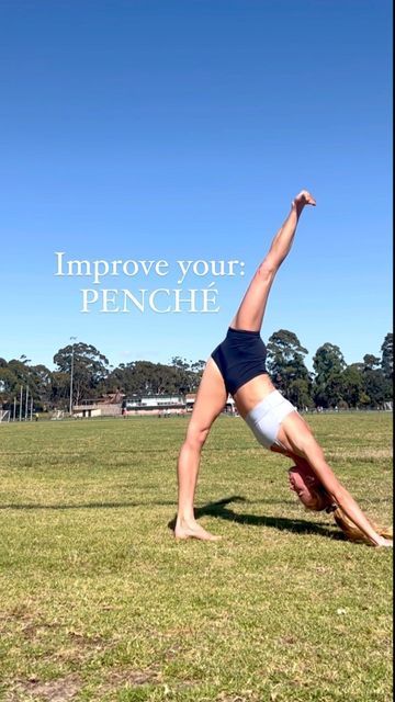 Train Like a Ballerina on Instagram: "HOW TO: Improve your Penché 🤷🏼‍♀️ Penché is a challenging movement that requires both strength and flexibility. It’s also a big surprise to dancers when I tell them improving their Penché has hardly anything to do with your top leg and EVERYTHING to do with your bottom leg. Dancers also often focus on training flexible hamstrings to get high extensions and splits, but are lacking in strength, especially when the hamstring is lengthening or doing an eccentr How To Get Your Leg Hold Higher, Improve Extensions Ballet, Penche Ballet, Flexible Hamstrings, Static Stretches, Single Leg Rdl, Ballet Workouts, Flexibility Tips, Isolation Exercises