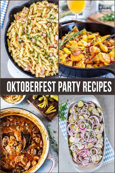 Oktoberfest Appetizer, Authentic German Food, Oktoberfest Party Ideas, Oktoberfest Menu, Fall Gardening Ideas, Oktoberfest Recipes, Octoberfest Party, Easy German Recipes, Traditional German Food