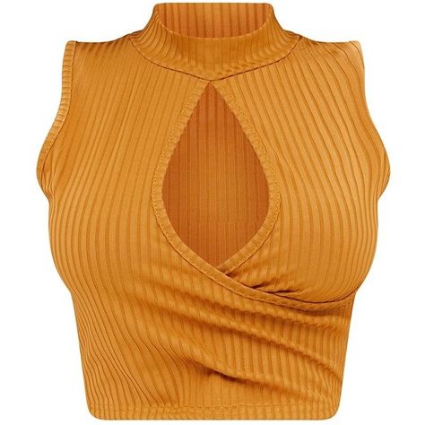 Mustard High Neck Keyhole Ribbed Crop Top (58 BRL) ❤ liked on Polyvore featuring tops, shirts, crop top, jersey shirt, cropped shirts, rib crop top, yellow crop top and high neckline crop top Keyhole Shirt, Keyhole Sweater, Mustard Yellow Top, Mustard Yellow Sweater, Mustard Sweater, High Neck Crop Top, Yellow Crop Top, High Neck Sweater, Yellow Shirts