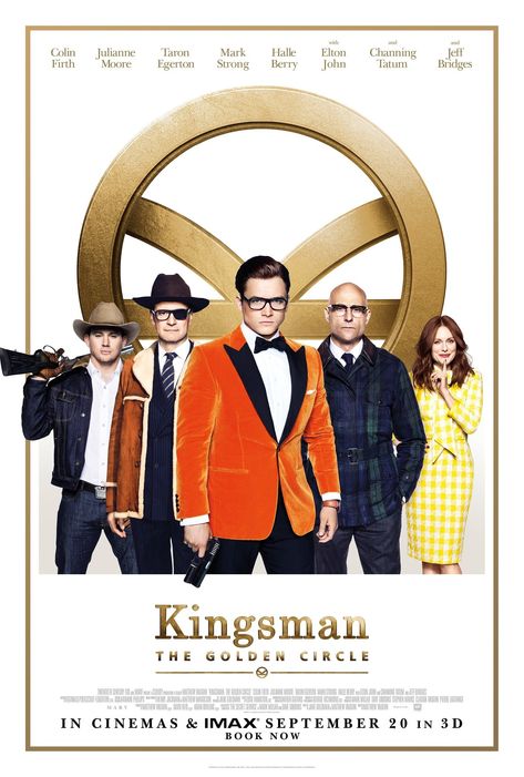 Kinsman the Golden Circle (2017) Circle Movie, Kingsman Movie, Matthew Vaughn, The Golden Circle, Mark Strong, Jeff Bridges, I Love Cinema, Kings Man, Kissing Booth