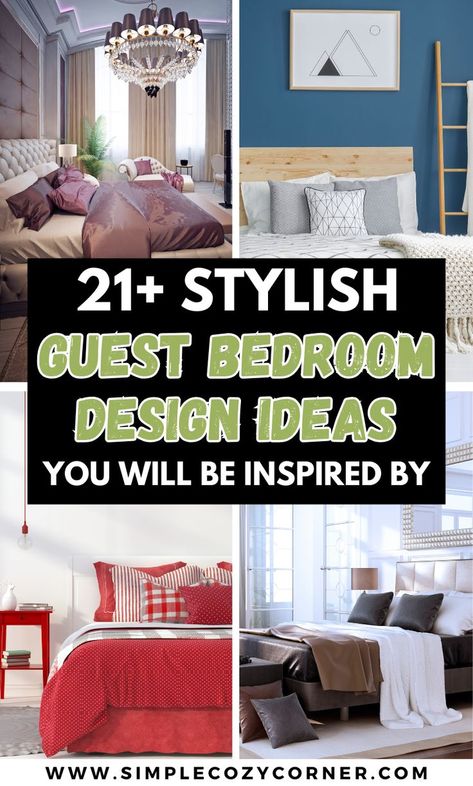 guest bedroom design ideas Guest Bedroom Layout, Guest Bedroom Ideas Modern, Spare Bedroom Ideas Guest Rooms, Guest Bedroom Ideas Cozy Modern, Bedroom Design Ideas Modern, Bedroom Desk Ideas, Bedroom Design Cozy, Cozy Guest Bedroom, Modern Guest Bedroom