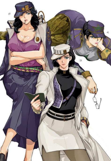 Johime Kujo? | JoJo's Bizarre Adventure | Know Your Meme Pillar Woman Jojo, Genderbent Jojo, Female Jotaro, Lisa Lisa Jjba, Jojo Genderbend, Lisa Lisa Jojo, Jojos Bizarre Adventure Jotaro, 2560x1440 Wallpaper, Rule 63