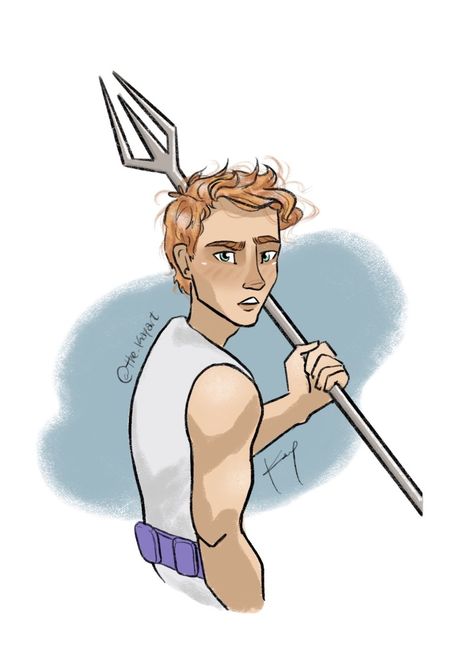 Art by @thekayart on Tumblr Finnick Odair Fan Art, Finnick Odair, Hunger Games Trilogy, Mockingjay, Snakes, Hunger Games, On Tumblr, Book Art, Fan Art