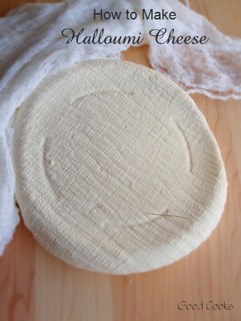 Halloumi Cheese Recipes, Cheese Recipes Homemade, Cheese Making Recipes, Goat Milk Recipes, Fried Halloumi, Halloumi Cheese, Diy Cheese, Halloumi Salad, Food Baking