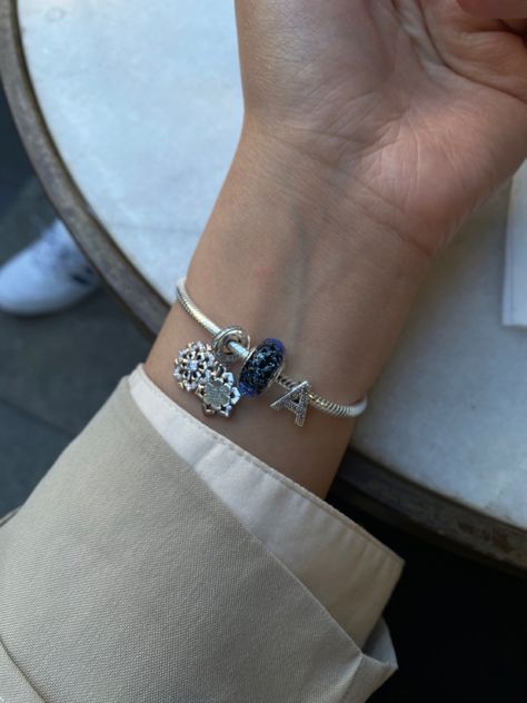 Pandora Charms Aesthetic, Pandora Charm Bracelet Aesthetic, Pandora Bracelet Aesthetic, Pandora Aesthetic, Pandora Bracelet Charms Ideas, Pandora Bracelet Designs, Construction Cake, Handbag Essentials, Bracelet Craft Diy