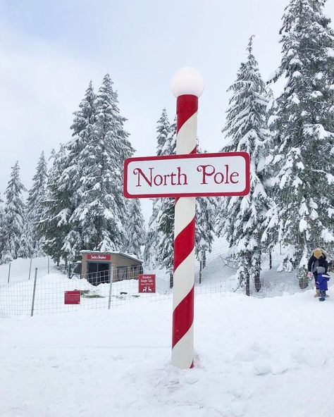 north pole • Instagram Santa Claus North Pole, The North Pole Aesthetic, North Pole Themed Christmas Decorations, Santa Claus House North Pole, North Pole Window Display, Christmas North Pole Decorations, North Pole Mailbox Ideas, North Pole Outdoor Decorations, North Pole Christmas Decorations Outdoor