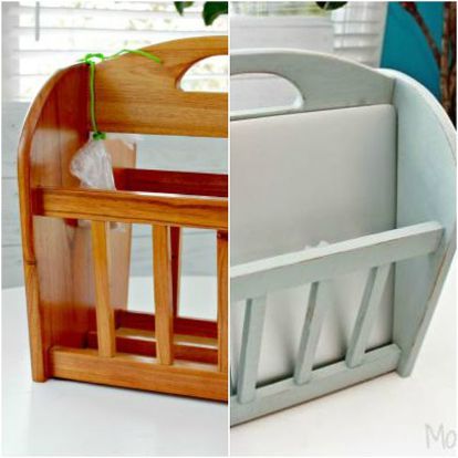 All those classic thrift store items can be so much more - but wait til you see just how much more! Old Magazine Holder Upcycle, Magazine Rack Repurposed, Diy Magazine Holder, Wooden Magazine Rack, Old Magazine, Thrift Store Diy, Wood Magazine, Thrift Store Crafts, Glass Cabinets Display