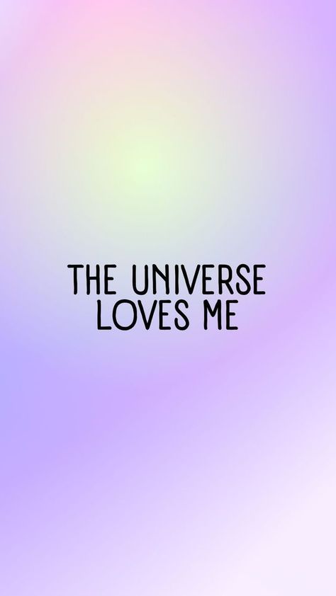 Universal Quotes Law Of Attraction, Affirmations Positive Law Of Attraction Wallpaper Aesthetic, Universe Loves Me, Positive Manifestation Wallpaper, Law Of Action, Love Manifestation Affirmations, Love Mantra, Journal Manifestation, Manifesting Love