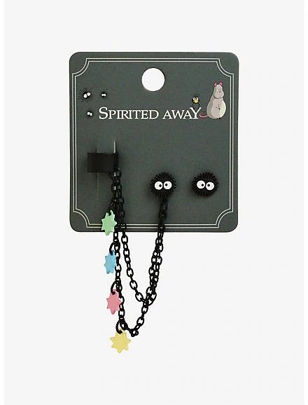 Soot Sprite, Anime Earrings, Soot Sprites, Cuff Earring, Anime Jewelry, Her Universe, Anime Inspired Outfits, Anime Accessories, Magical Jewelry