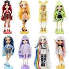 my dolls!! ≧◇≦ Emily Sue, Unicorn Academy, Disney Descendants Dolls, Barbie Fairy, Fashion Design Drawing, Custom Monster High Dolls, Kawaii Toys, Rainbow Fashion, Rainbow Theme