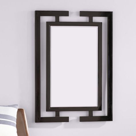 Derick Accent Mirror & Reviews | AllModern Oversized Wall Mirrors, Mirror Gallery Wall, Wall Clock Light, White Wall Mirrors, Farmhouse Wall Clock, Rustic Wall Mirrors, Black Wall Mirror, Contemporary Wall Mirrors, Modern Mirror Wall