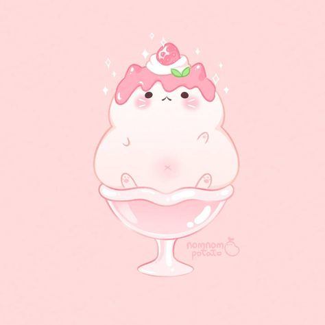 Instagram A, To Draw, Ice Cream, Cream, Pink, On Instagram, Instagram, Kawaii