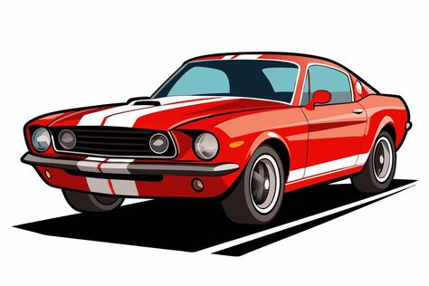 Ford Mustang Car Illustration Cartoons, Clipart, Line Art Design on White Background, Ford Mustang car illustration, featuring cartoons, clipart, and line art designs on white background Mustang Car, Ford Mustang Car, Line Art Design, Car Illustration, Mustang Cars, Cityscape Photos, Car Cartoon, Logo Banners, Cartoon Clip Art