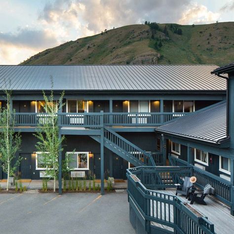 Anvil Hotel, Jackson, Wyoming, U.S. - Hotel Review | Condé Nast Traveler Small Apartment Building, Hotel Exterior, Jackson Wyoming, Hotel Trivago, Hotel Motel, Small Hotel, Conde Nast Traveler, American Southwest, Cheap Hotels