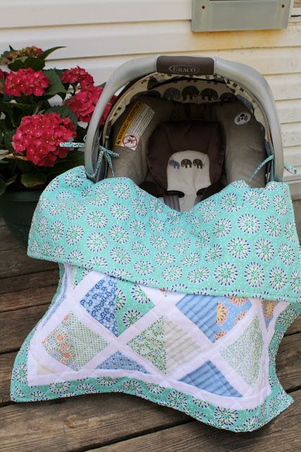 Stroller Quilt, Missouri Star Quilt Company Tutorials, Car Quilt, Baby Quilt Tutorials, Baby Patchwork Quilt, Quilted Baby Blanket, Baby Buggy, Baby Car Seat