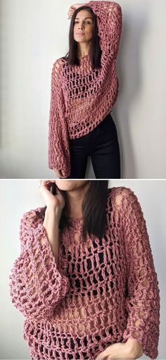 Crochet Sweater Free, Crochet Cardigan Pattern Free, Crochet Jumper, Crochet Sweater Pattern Free, Crochet Tops Free Patterns, Crochet Clothes Patterns, Crochet Cardigan Pattern, Crochet Shirt, Crochet Woman