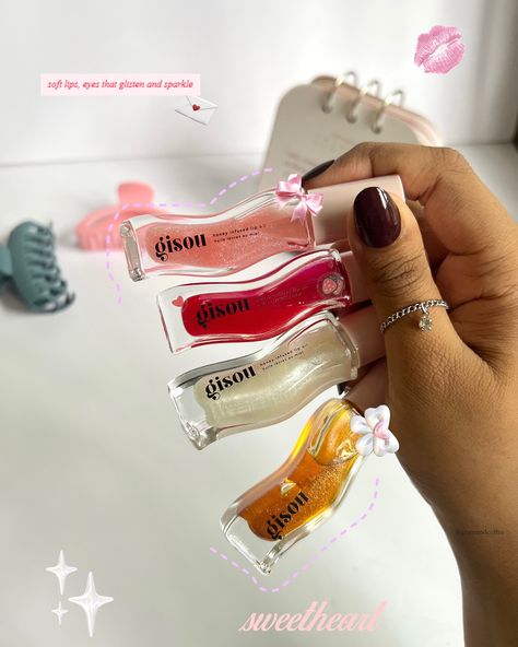 🍯ྀི 𝓰𝓲𝓼𝓸𝓾 𝓵𝓲𝓹 𝓸𝓲𝓵𝓼💗ྀི . . . gisou lip oil, makeup, beauty, lip oils, lip gloss obsessed, makeup essentials, ugc, makeup lover, ugc creator, gisou, honey infused, growth, small creator, instagram post, indian beauty creator, explore page, for you page #discoverunder5k #smallcreator #aesthetic #coquette #gisouhoneyinfused #gisoulipoil #gisou #explorepage✨ #beautybloggers #browngirl #ugc #ugccreator #ugccommunity #ａｅｓｔｈｅｔｉｃ #foryoupage #fypシ #pink #growth #makeupessentials #lipoil #pinterest ... Ugc Makeup, Gisou Lip Oil, Hydrating Lip Oil, Lip Oils, Aesthetic Coquette, Lip Hydration, Soft Lips, Brown Girl, Makeup Essentials