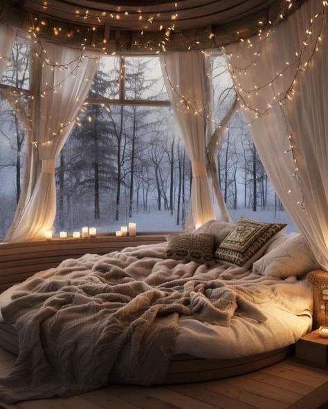 ❤️ Cozy Bedroom Lighting, Koti Diy, Bedroom 2024, Cozy Bedroom Design, Dream Bedrooms, Dream Bedroom Inspiration, Room Makeovers, Cabin House, Bedroom Decor Cozy