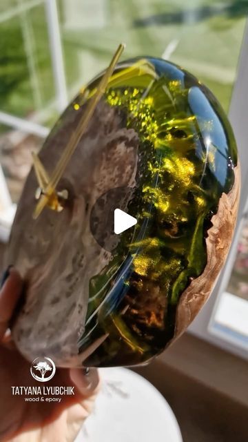 Craft Resin Epoxy - The Clear Choice for Artists & Crafters on Instagram: "Watch as our talented craftsman @tatyana_lyubchik brings to life stunning wooden clocks and candle holders using Craft Resin! 🕰️🕯️ 

With @craft.resin , we achieved a crystal-clear finish without any bubbles, allowing the natural beauty of the wood to shine through. The harmonious blend of wood and resin creates unique pieces that are not just functional but also works of art. 

Join us on this creative journey and see how magic happens! 💖 

#CraftResin #EpoxyArt #Woodworking #Handmade #CreativeProcess #epoxyresin #resin #art" Epoxy Clock, Wooden Clocks, Craft Resin, Wood And Resin, Wood Clocks, Diy Clock, Wooden Clock, Works Of Art, Creative Process