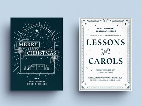 Lessons and Carols by Jordan Eskovitz  #Stationary, #invitation, #lessons, #carols, #Christmas, #Church, #Design Christmas Church Invitation, Christmas Carol Design, A Christmas Carol Themes, Church Announcements, Christmas Illustration Design, Christmas Banquet, 2024 Graphic, Rs Activities, Church Outreach