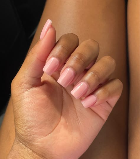 Normal Color Nails, Plain Nude Nails, Deep French Nails, Nails Nude Color, Minimalist Manicure, Simple Elegant Nails, Italy Nails, Natural Looking Nails, Pop Art Nails