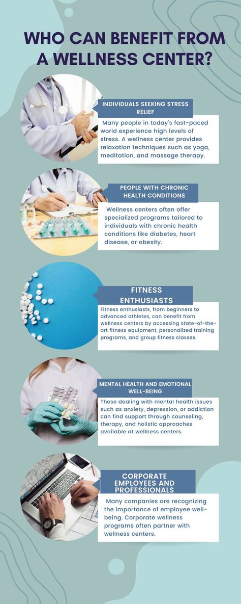 A wellness center can benefit a wide range of individuals, as it offers various services and programs aimed at promoting physical, mental, and emotional well-being. Here are five groups of people who can benefit from a wellness center: Groups Of People, Aesthetic Center, Health And Wellness Center, Wellness Centre, Wellness Studio, Health Spa, Group Fitness Classes, Relaxation Techniques, Wellness Programs