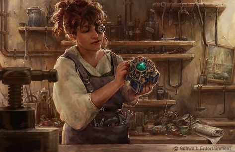 Steampunk Art, High Fantasy, Dieselpunk, Sci Fi Art, Dnd Characters, Fantasy World, Character Design Inspiration, Female Art, Dungeons And Dragons