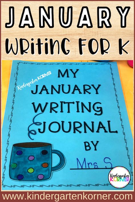 Printable January writing journal prompts perfect for kindergarten and 1s grade! Just print these writing worksheets, and you'll have an entire month of wiring activities, and you can also use them in your January writing centers! Kindergarten Writing Craft, Writing For Kindergarten, January Writing, Journal Topics, Writing Centers, Writing Journals, Winter Writing, Kindergarten Teaching, Writing Crafts