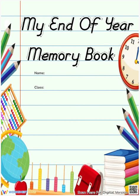 Review & end of the school year by practicing tracing your memory page titles with this appealing worksheet! Find and download pdf FREE at the website: https://worksheetzone.org/ Try it out! #endofyear #endoftheyear #memories #paper #crafts #kidsactivities #pdf #diy #handwriting #tracing #printablesforkids #schoolsupplies #worksheet #templates 6 Class, Year 11, End Of The Year, End Of Year, Memory Books, Printable Worksheets, The School, School Year, Handwriting