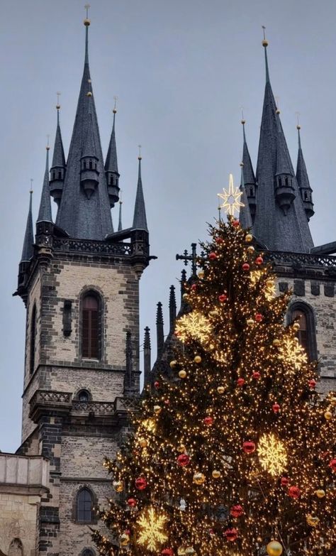 Prague Christmas Aesthetic, Prague Christmas, European Christmas, Christmas In Europe, Blue Winter, Prague Czech Republic, Christmas Travel, Morning Pictures, Merry Little Christmas