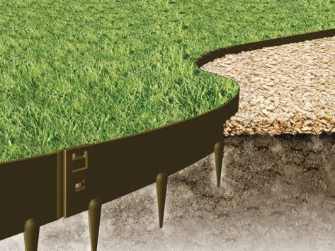 Welcome to EverEdge - flexible metal garden edging and steel raised beds. Ideal for lawns, landscape gardens, paths, flower beds and vegetable growing Metal Lawn Edging, Corten Steel Garden, Metal Landscape Edging, Garden Lawn Edging, Metal Garden Edging, Steel Garden Edging, Path Edging, Steel Edging, Aerate Lawn