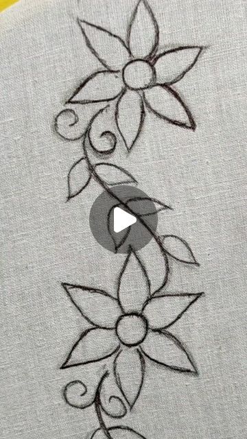 Aari Embroidery Patterns, Aari Flower Design, Aari Work Pattern, Hand Aari Work Design, Aari Work Drawing Designs, Aari Work Embroidery Design, Aari Hand Work Designs, Aari Work Designs Pattern, Aari Work Simple Design