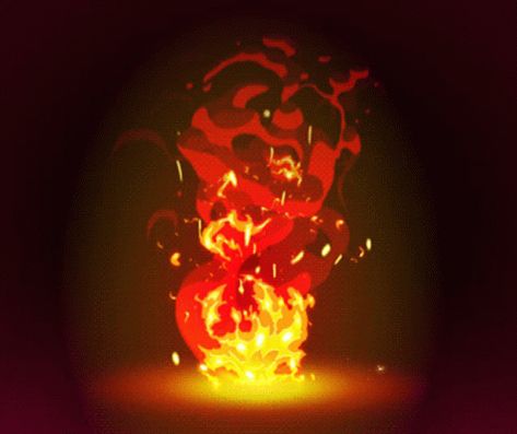 Realistic Fire GIF - Realistic Fire - Discover & Share GIFs 2d Animation, The Fire, Flash, Gif, Deviantart, Yellow, Red, Black