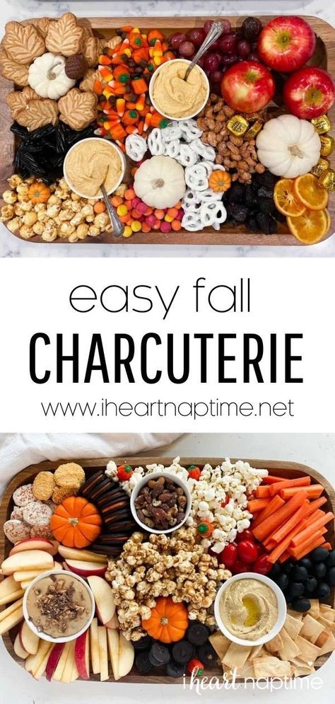 Fall Charcuterie Board, Fall Charcuterie, Fall Appetizers, Fall Snacks, Charcuterie Inspiration, Snack Board, Charcuterie And Cheese Board, Charcuterie Recipes, Food Platters