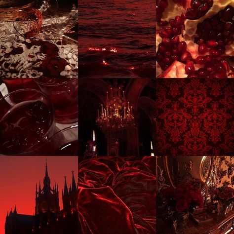 Dark Red Royal Aesthetic, Red Royal Aesthetic, King Midas, Character Bank, Royal Aesthetic, Mood Colors, High Elf, Aesthetic Moodboard, Red Queen