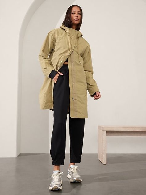 Saw this on Athleta: Work And Travel, Rain Jacket Women, Trench Jacket, Women's Jackets, Fashion People, Fashion Mistakes, Jacket Women, Things To Buy, Custom Fit