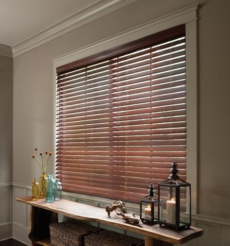 Wooden shutters indoor