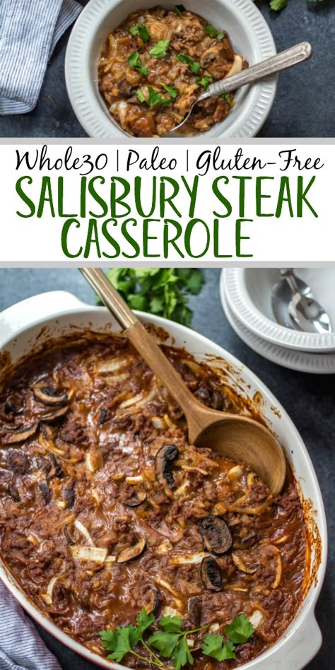 Paleo Freezer Friendly Meals, Paleo Casseroles, Whole30 Casserole, Whole30 Beef Recipes, Paleo Beef Recipes, Paleo Casserole, Steak Casserole, Dinner Board, Oven Meals