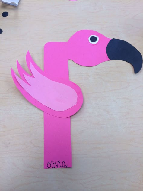 F for flamingo  Art projects with the kiddies #letterf #art #crafts Letter F Flamingo Craft, F For Flamingo Craft, F Is For Flamingo Craft, Letter F Arts And Crafts For Preschool, Letter F Crafts For Preschoolers, Letter F Crafts, F Is For Flamingo, Letter F Craft, Preschool Letter Crafts